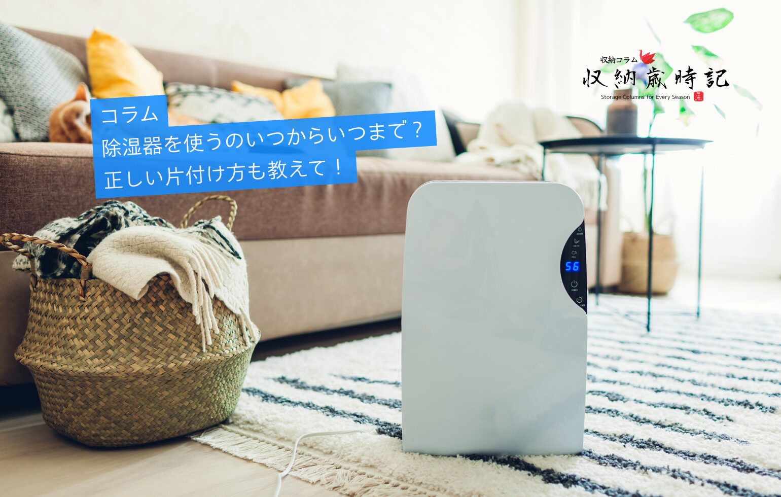 除湿器を使うのいつからいつまで？ 正しい片付け方も教えて！