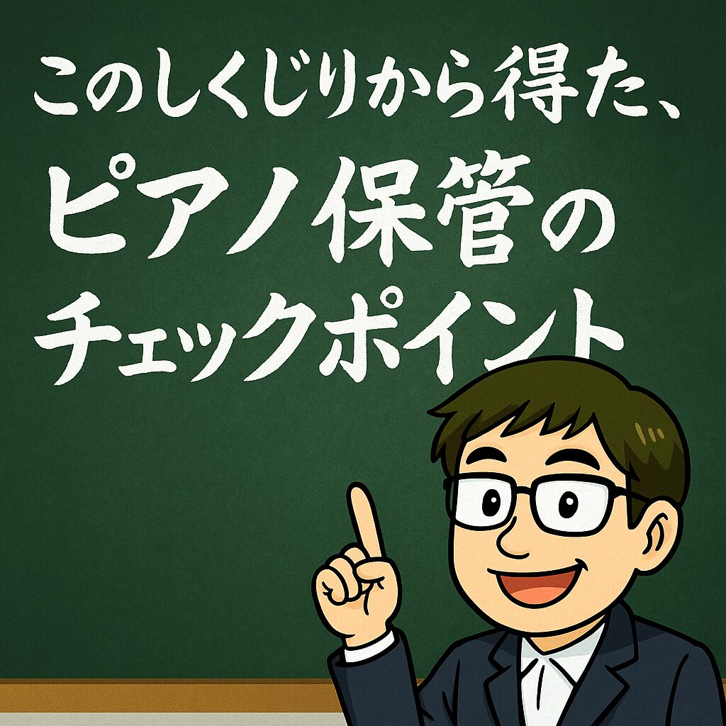 ピアノ保管のチェックポイント