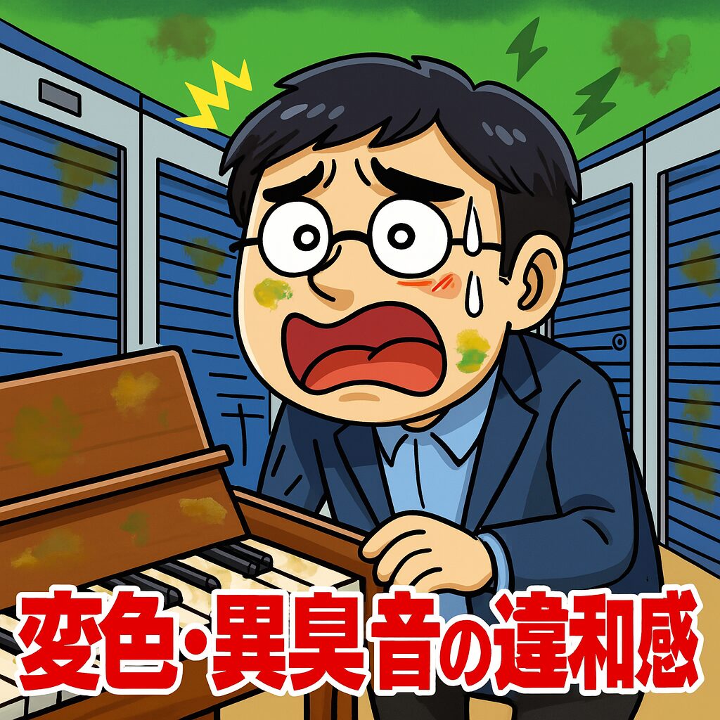 ピアノの変色・異臭・音の違和感